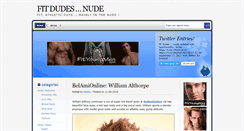 Desktop Screenshot of fitdudesnude.com